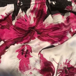 White House Black Market Floral Blouse